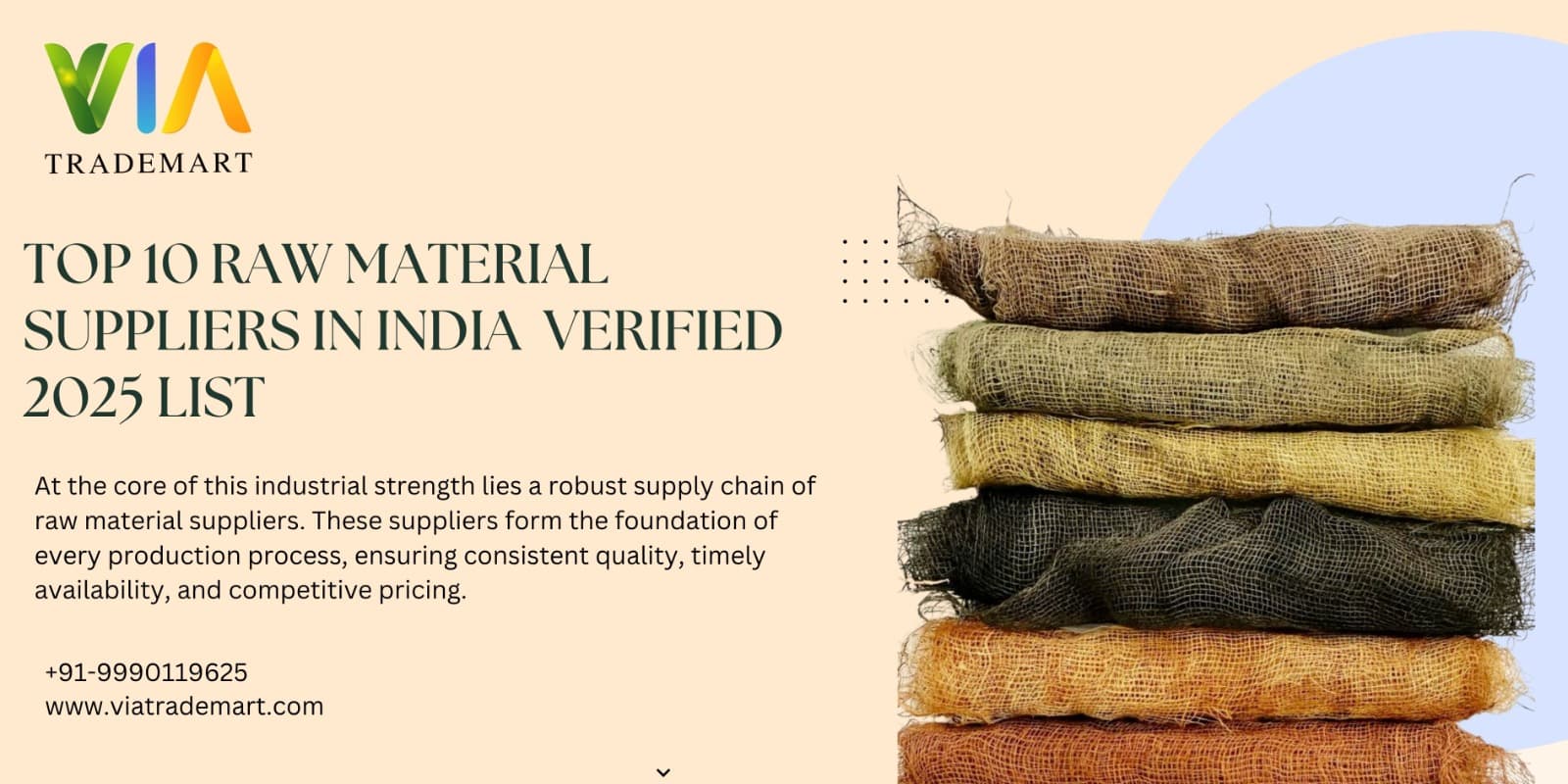Top 10 Raw Material Suppliers in India – Verified 2025 List